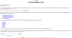 Desktop Screenshot of cdrfaq.org